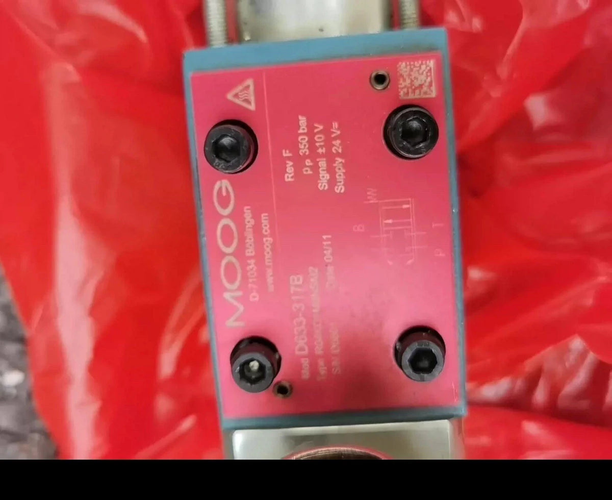 Moog D633-317B: Hydraulic Proportional Valve for Precise Control