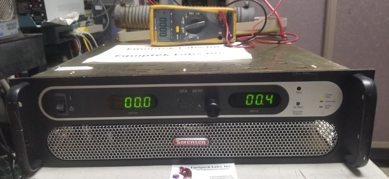 High Power Current Source 10kW 60V 167A by Sorensen