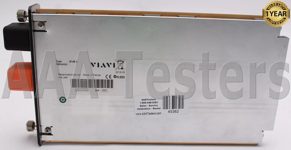 Viavi JDSU 8146A SM MM Fiber Optic OTDR Test Module