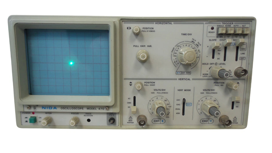 NIDA Model 470 Oscilloscope with Advanced Display - Reliable Test & Measurement Tool