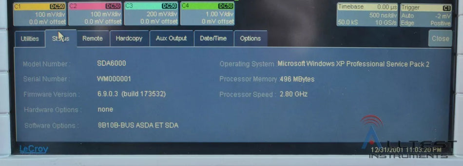 Lecroy SDA6020 LCRY0411N46091 Serial Data Analyzer