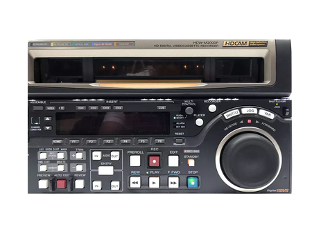 Sony HDW-M2000P HDCAM HD Digital Videocassette Recorder Tape Running 3445 HRs