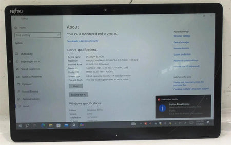 Fujitsu Stylistic Q738 Core i5-8350U 1.7GHz 16GB 256GB Windows 10