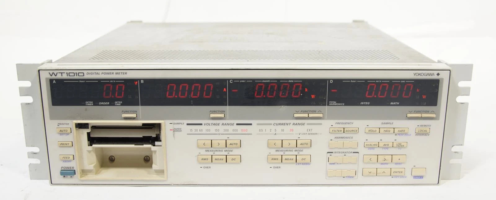 Yokogawa WT1010 Digital Power Meter Model 253610 Signal Multi-Meter