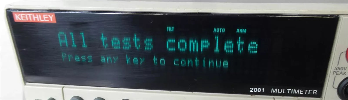 Keithley 2001M Digital Multimeter, High Accuracy Voltage Measurement