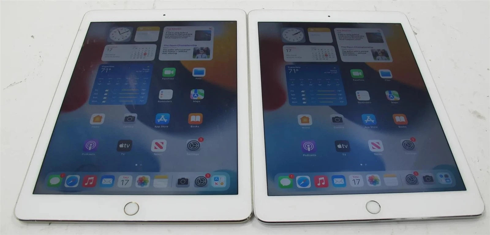 Lot 5 Apple iPad Air 2nd Gen A1567 A1566 9.7" 128GB Wi-Fi - Good working