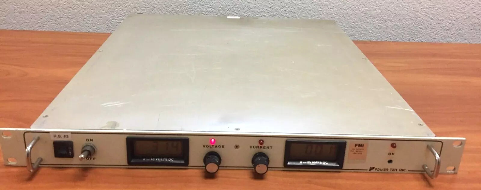 Power Ten 3300D-4025 DC Power Supply 115V 60Hz