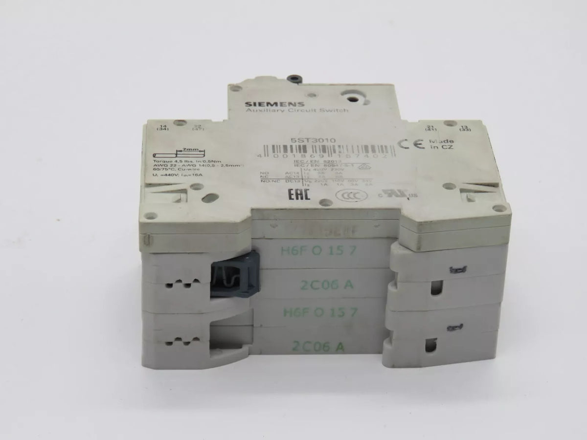 Siemens 5SL42067RC Circuit Breakers Minuature 6 AMP 2 POLE 415V