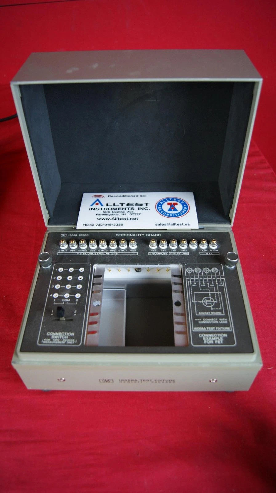 HP Agilent 16058A Semiconductor Test Fixture Box - Replacement Part