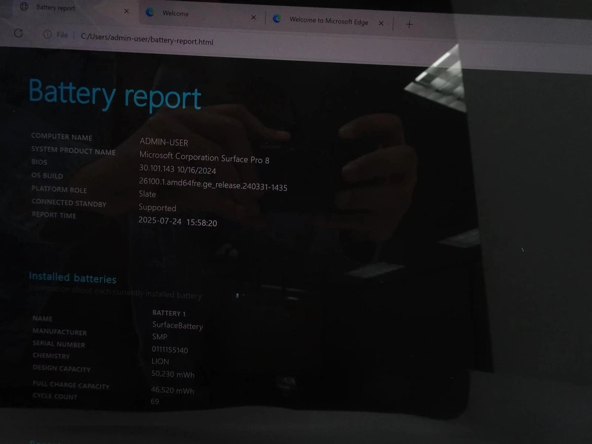 Microsoft Surface Pro 8 1983 Core i7-1185G7 3.00GHz 16GB 256GB Win 11 Home