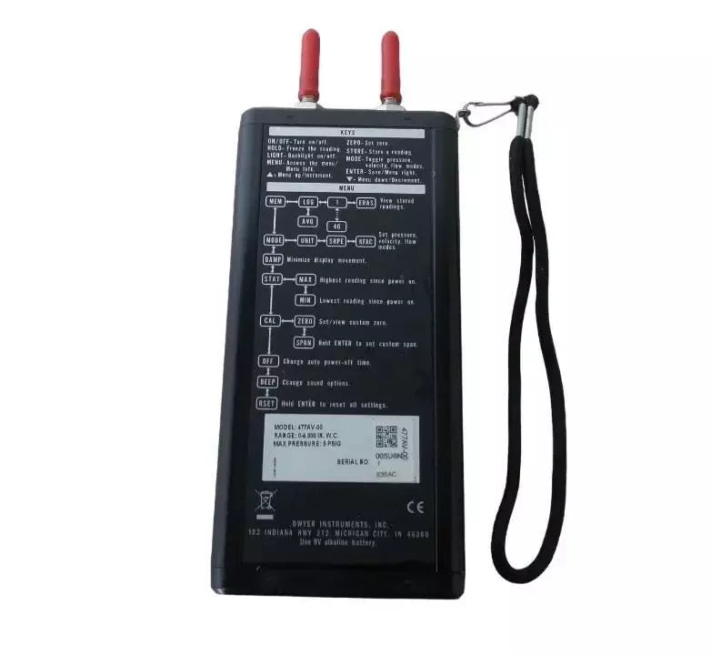 Dwyer Instruments Series 477AV-00 Digital Manometer