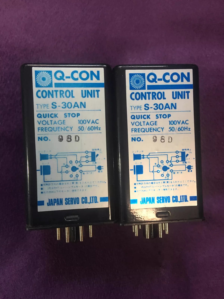 JAPAN SERVO Q-CON S-30AN: Industrial Servo Motor Driver
