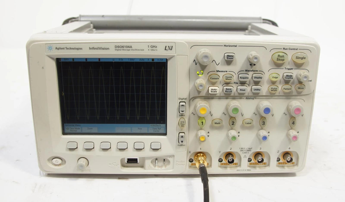 Agilent DSO 6104A Digital Signal Oscilloscope 1GHz 4GS/s Opt. 8M MST E00