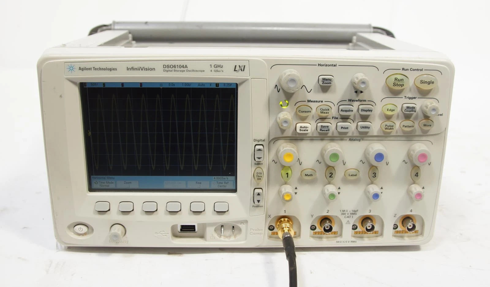 Agilent DSO 6104A Digital Signal Oscilloscope 1GHz 4GS/s Opt. 8M MST E00
