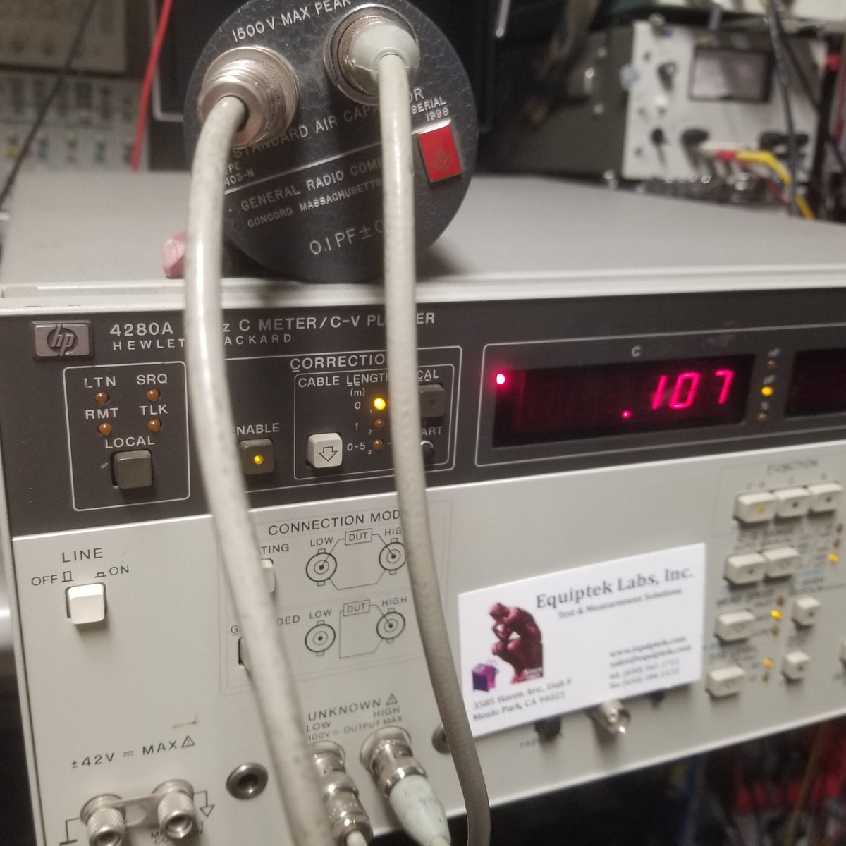 HP 4280A 1 MHz Capacitance Meter