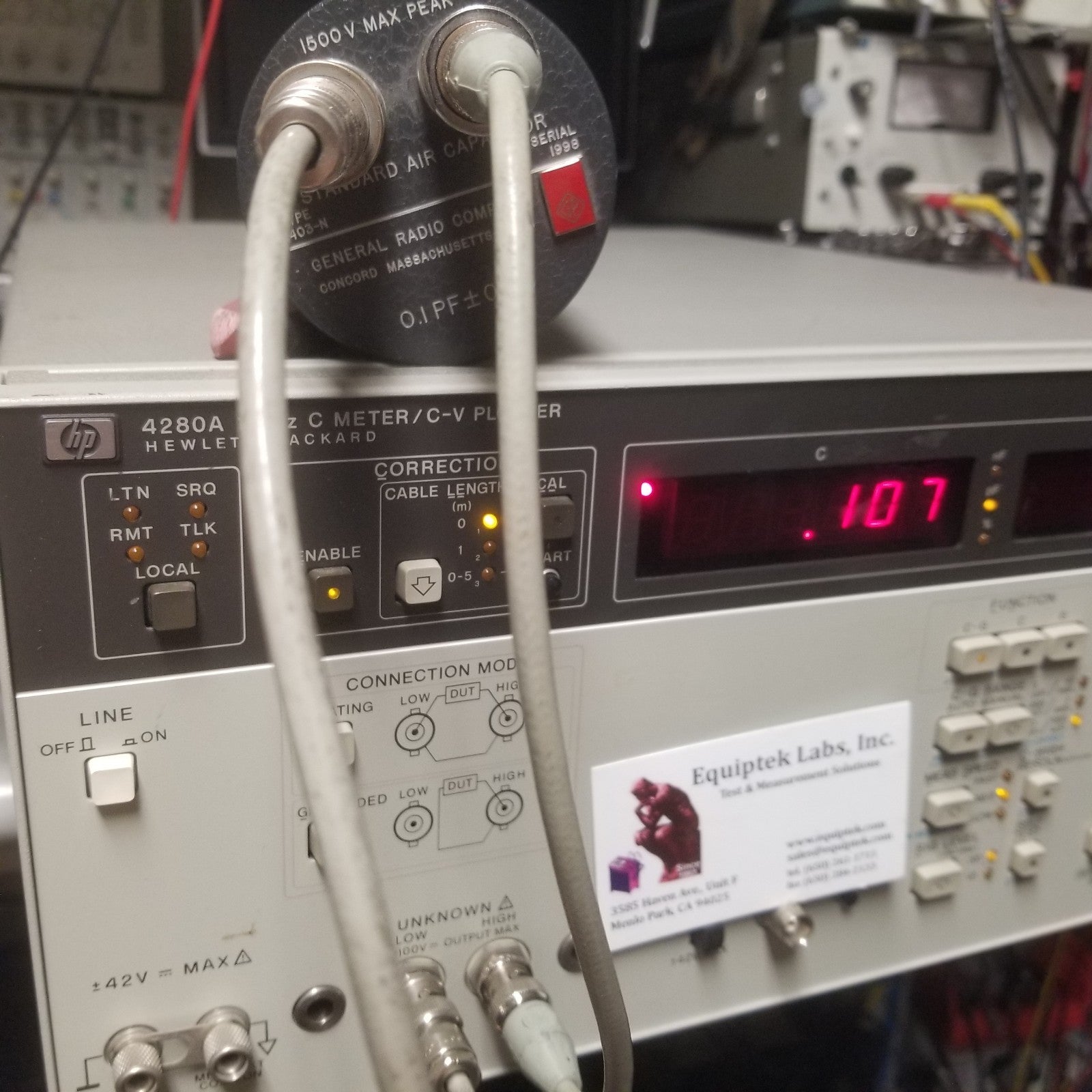 HP 4280A 1 MHz Capacitance Meter
