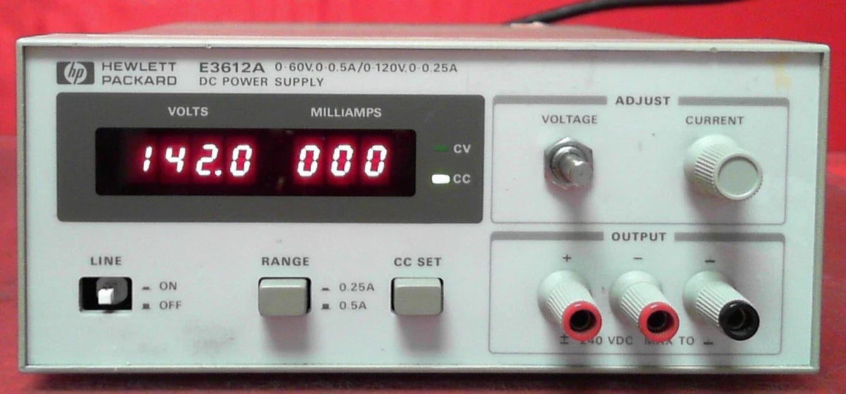 Agilent/Keysight E3612A DC Power Supply 0-120V 0.5A 30W Max KR22001143 AS-IS