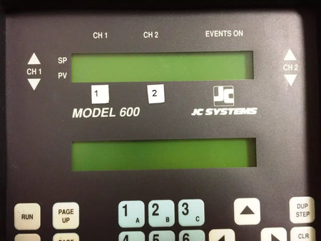 JC Systems 600 Environmental Chamber Programmer/Controller