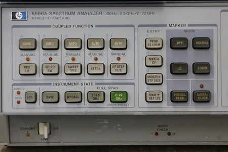 HP 8566A 100Hz-22GHz Spectrum Analyzer