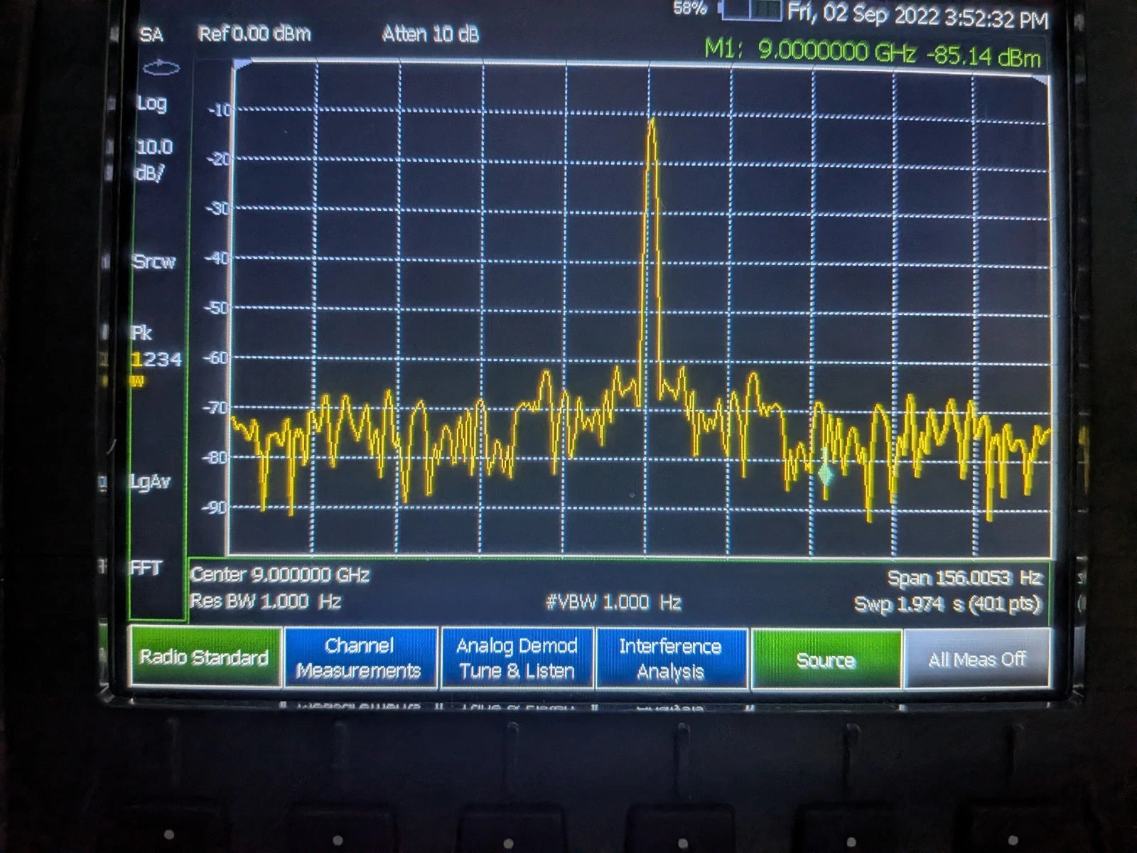 Keysight Agilent VNA Vector Network Spectrum Analyzer Fieldfox N9915A Cald 9 Ghz