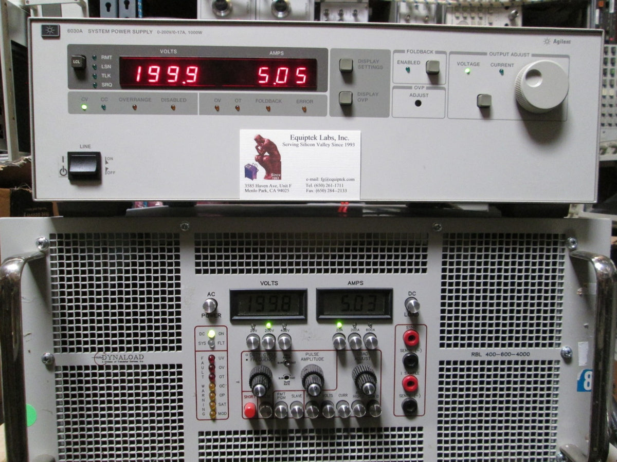Adjustable Power Supply Agilent 6010A