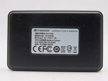 Transcend TS-HUB3K Card Reader Hub 4-port Hub DC+12V-2A