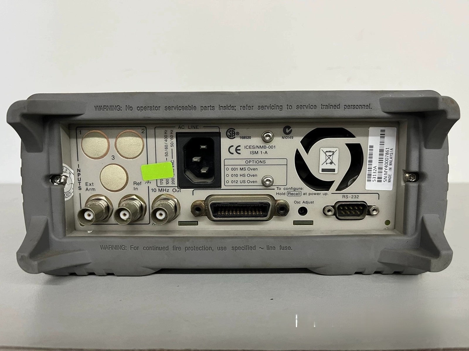 53132A 225 MHz Frequency Counter