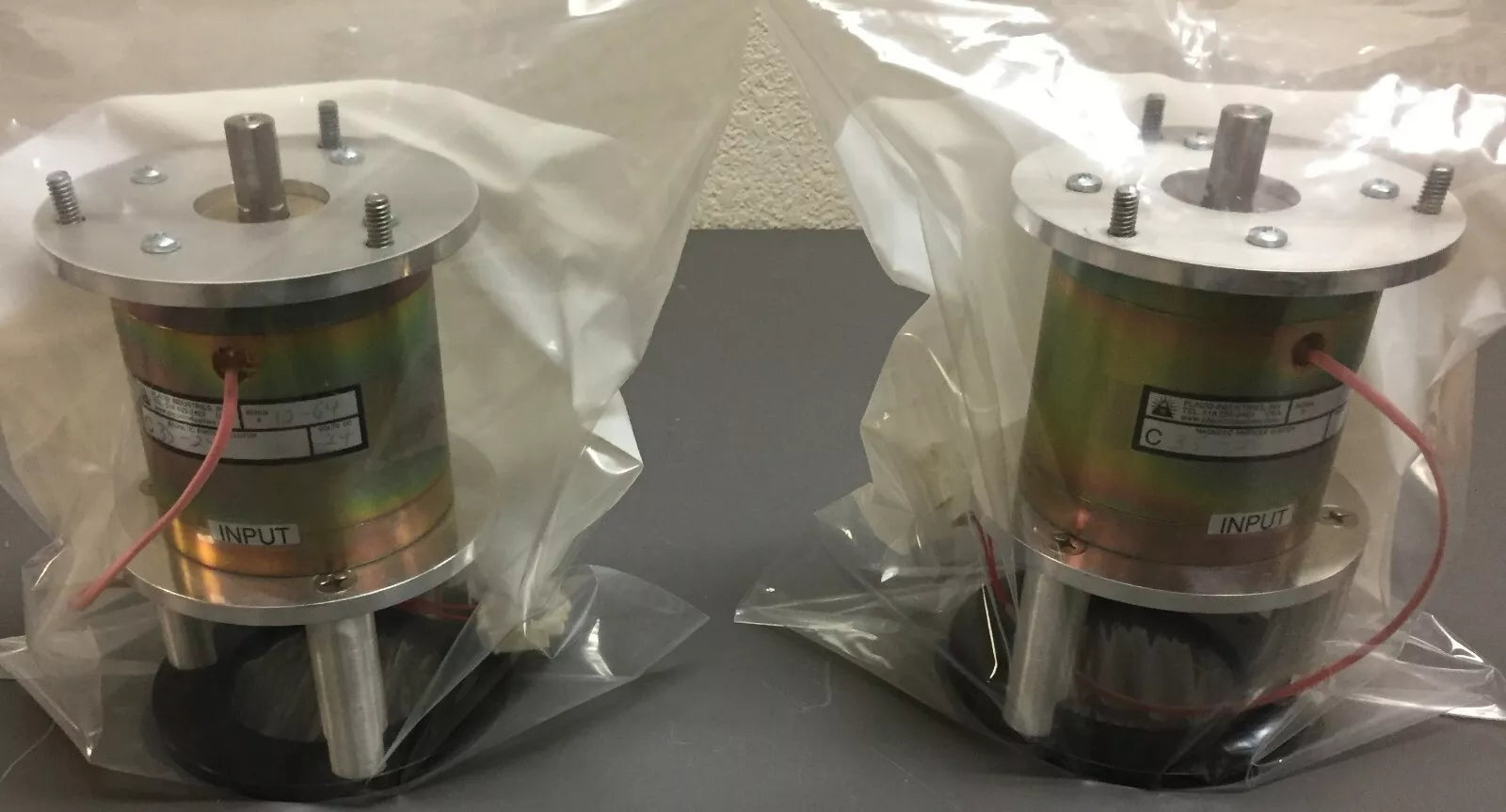 Placid Industries C35-24 Magnetic Particle Clutch with Frames on Both Ends