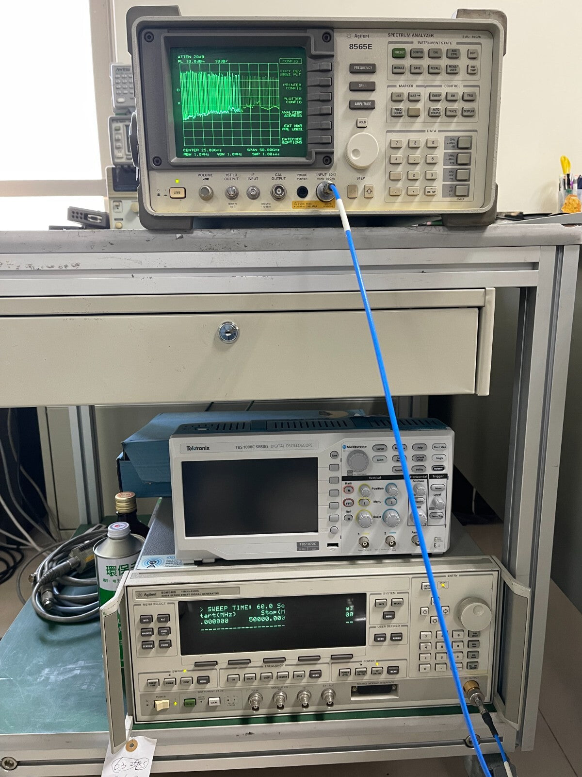 Agilent Keysight 8565E 9KHz - 50GHz Spectrum Analyzer w/ 85620A module_1393