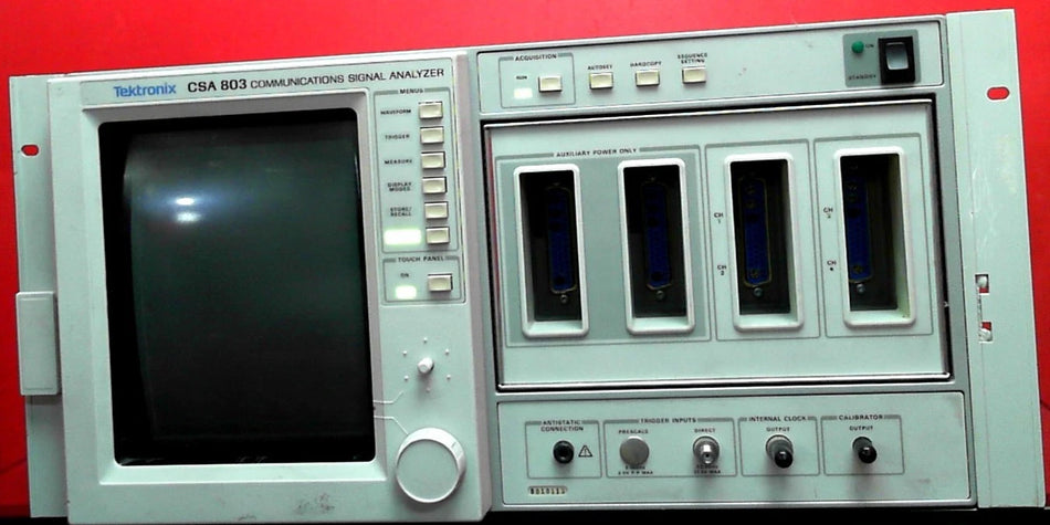Tektronix CSA803 Communications Signal Analyzer Oscilloscope s/n B010113