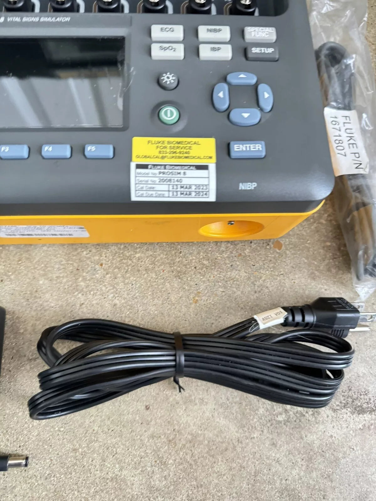 Fluke Biomedical ProSim 8 Vital Signs Simulator (Calibrated 2024)