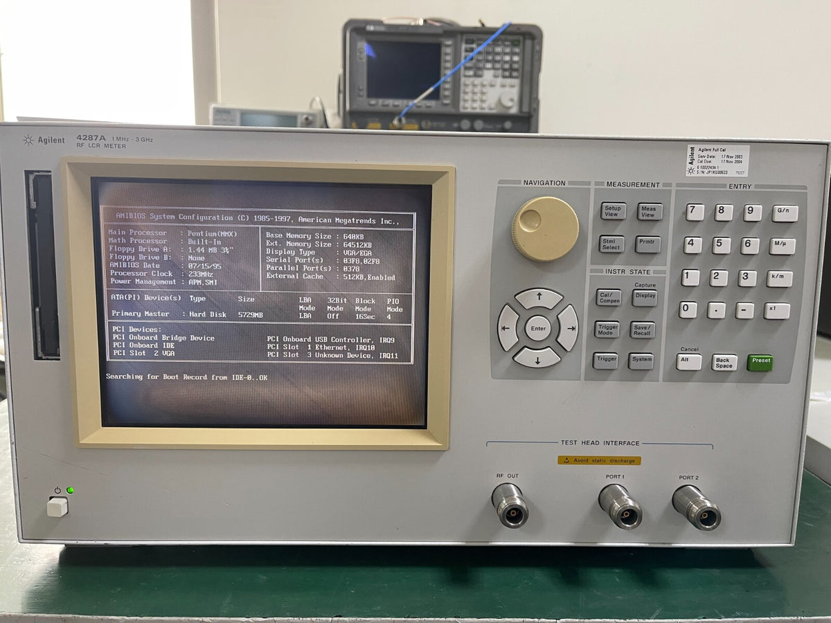 Agilent 4287A  1 MHz - 3 GHz RF LCR Meter w/ option 010 _0633