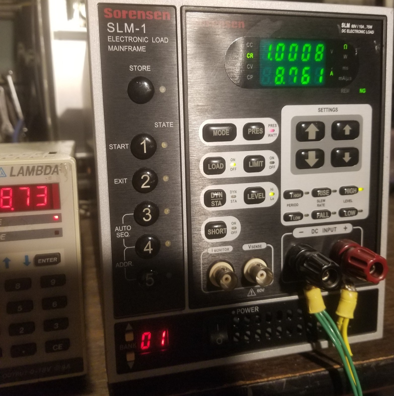 Programmable Electronic Load with Pulse Function 60V 15A 75W SLM