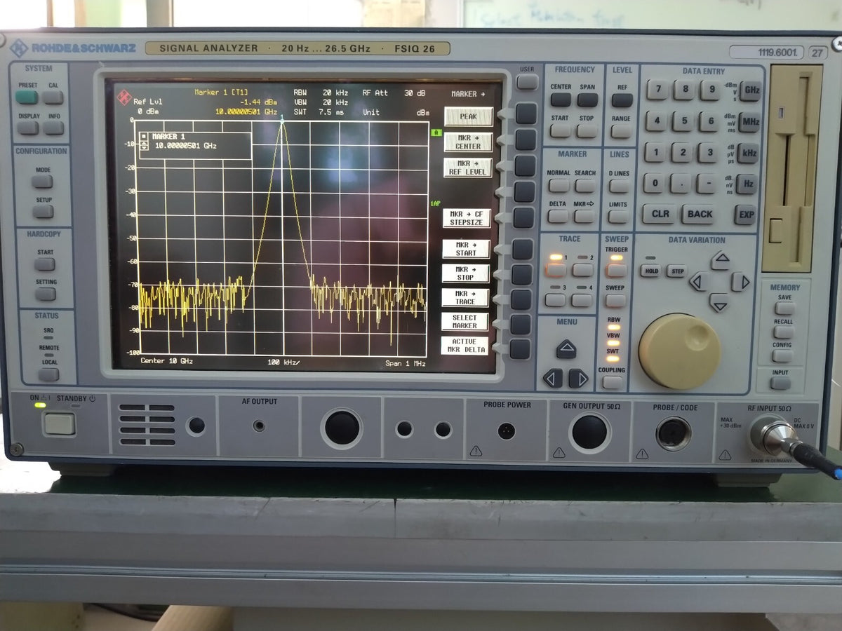 Rohde &amp; Schwarz FSIQ26 Signal Analyzer 20Hz - 26.5GHz _837991/006