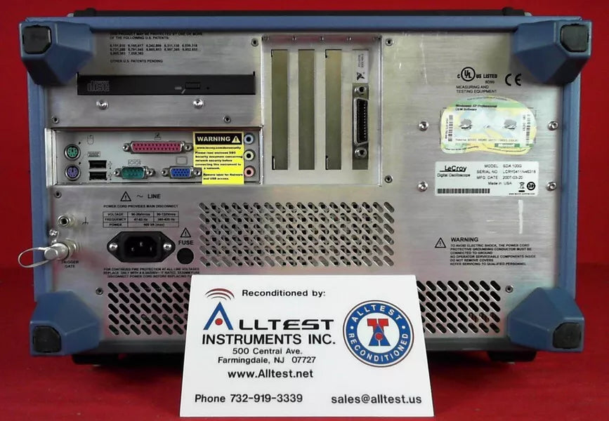 Lecroy SDA100G-SO10-REF10310-ST20-ST20 Oscilloscope, 100 GHz Bandwidth