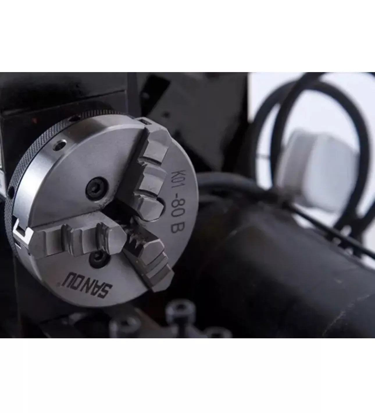 Mini Lathe Machine Desktop DIY Drilling Milling Machine 220V 180W