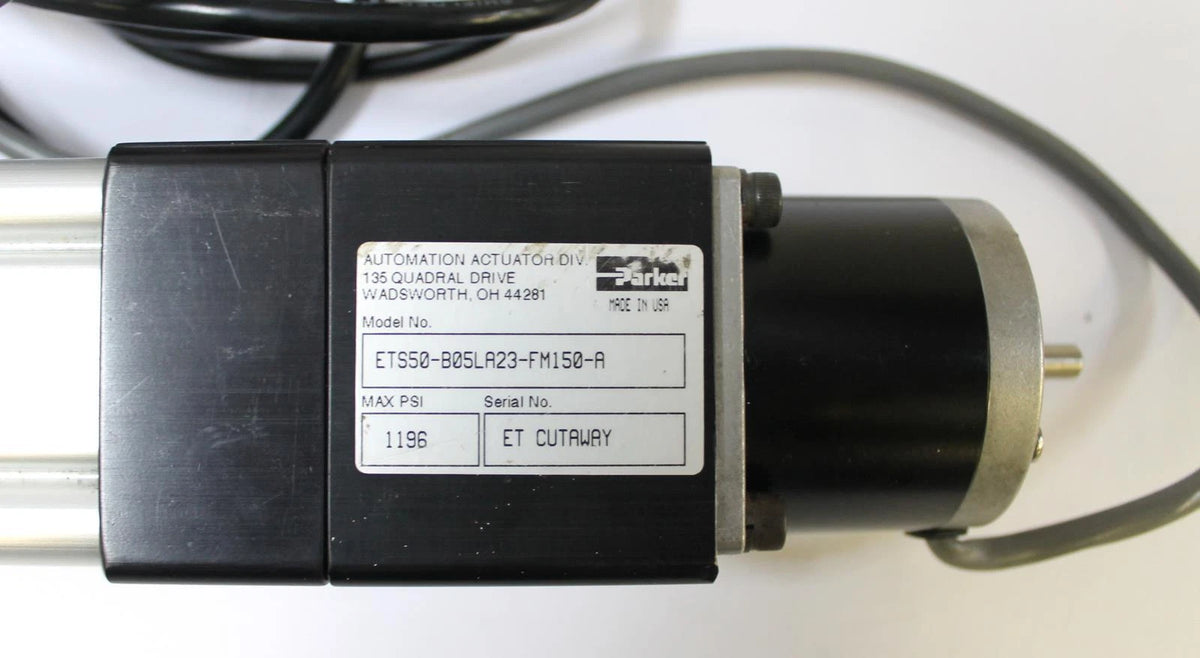 Parker ETS50-B05LA23-FM150-A Linear Actuator  with Compumotor ZETA57