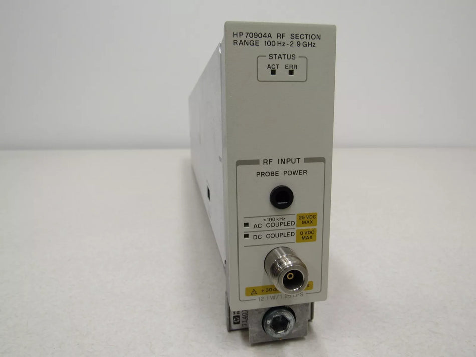HP Agilent 70904A RF input section