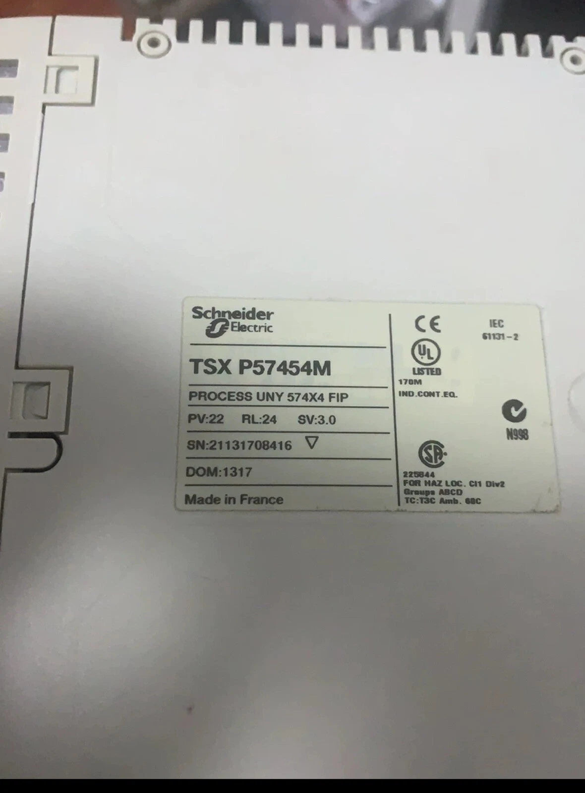 TSXP57454M Untested Module for Industrial Automation