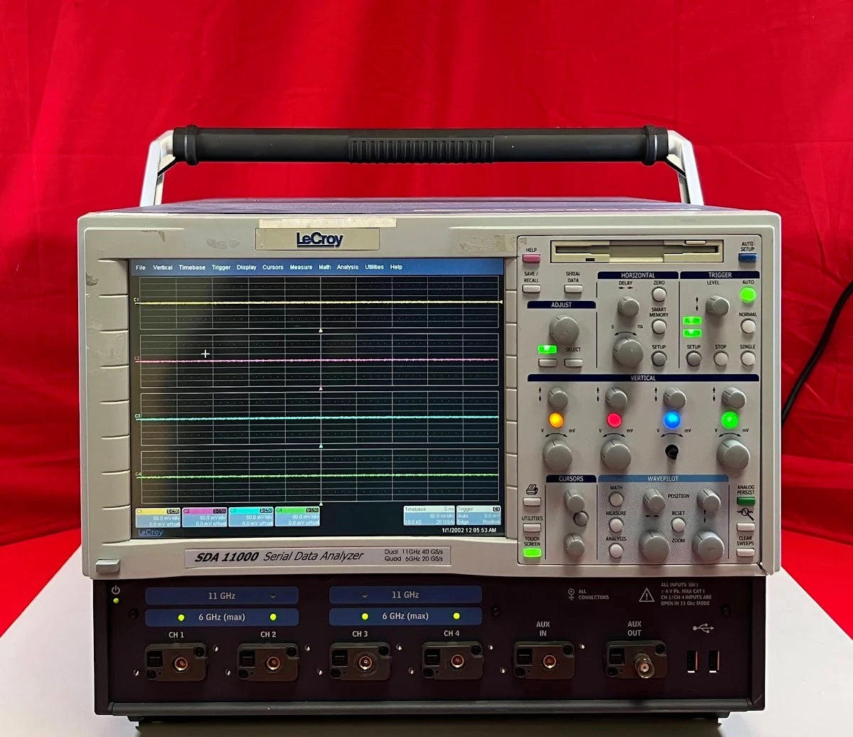 Lecroy SDA11000 Serial Data Analyzer 11 GHz 6.25 Gb/s XMATH JT2A SDM SDA XL