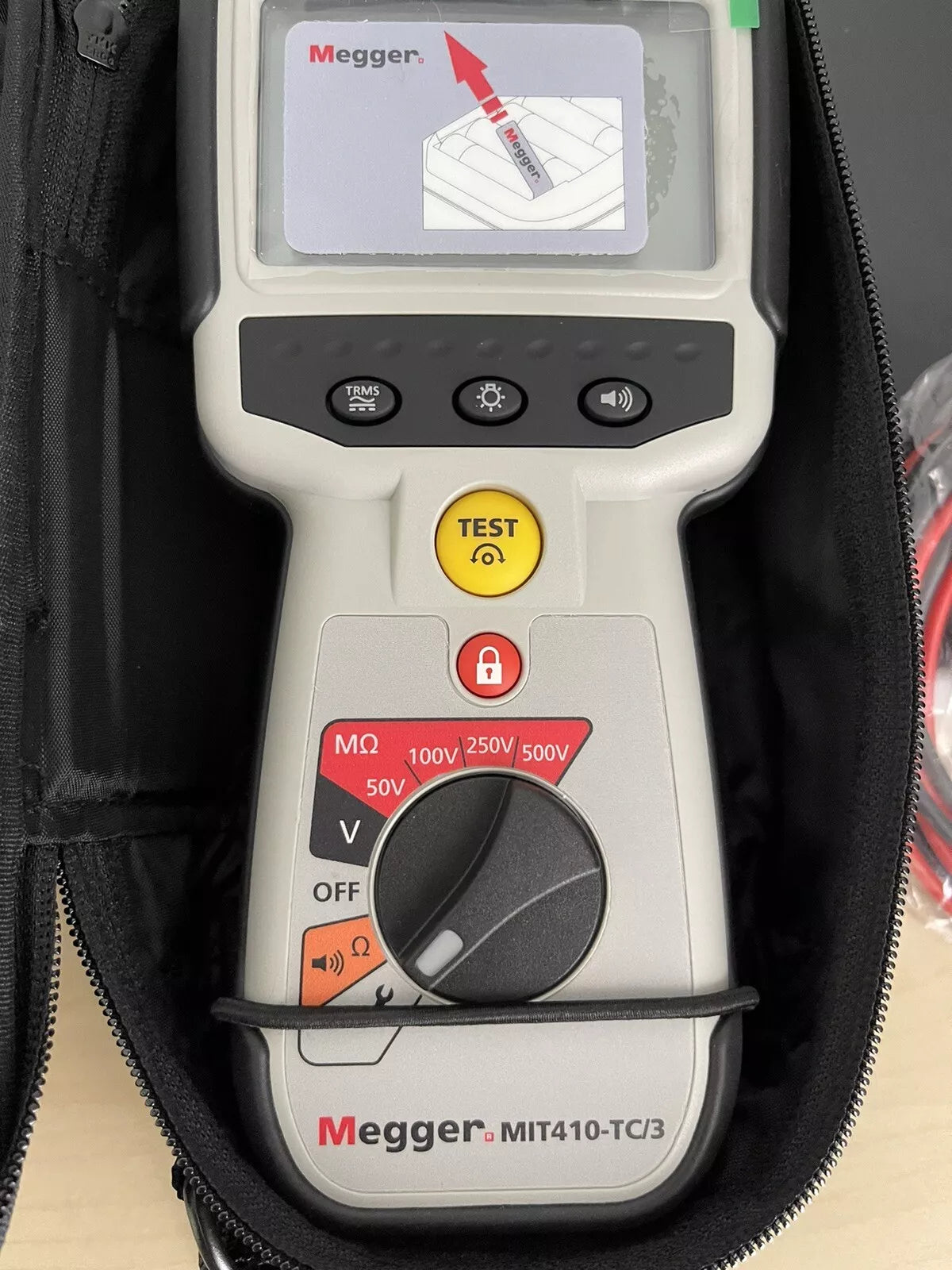 Megger MIT410-TC3-LG1 Insulation Resistance & Continuity Tester 50/100/250V/500V