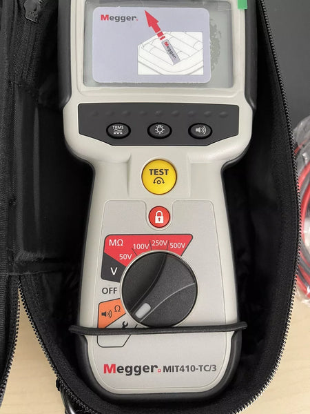 Megger MIT410-TC3-LG1 Insulation Resistance & Continuity Tester 50/100/250V/500V