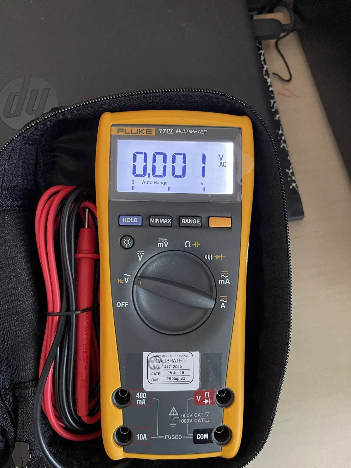 Fluke 77IV Multimeter with Leads Accessories & Stow Pouch (New) Calibrated 2023