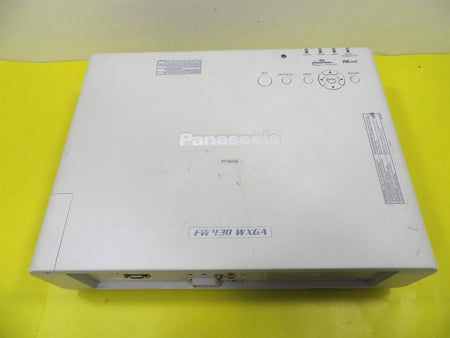 Panasonic PT-FW430 LCD PROJECTOR 3500 ANSI Lumens - Free shipping.