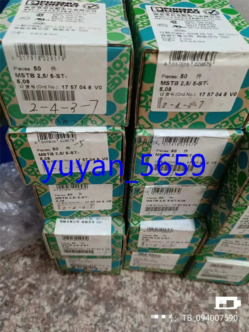 Phoenix Contact MSTB 2.5/5-ST-5.08 Connector Terminal Block 1757048