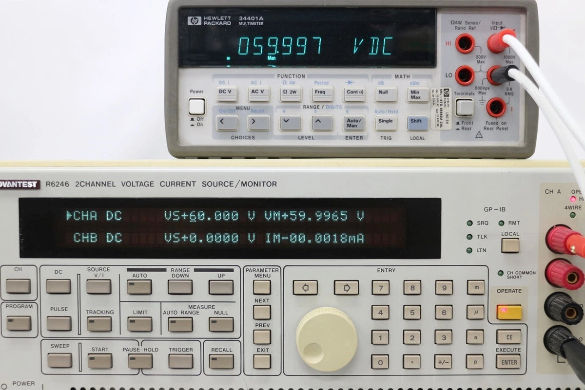 Advantest R6246 2ch 220V 20A Voltage Current Source/Monitor