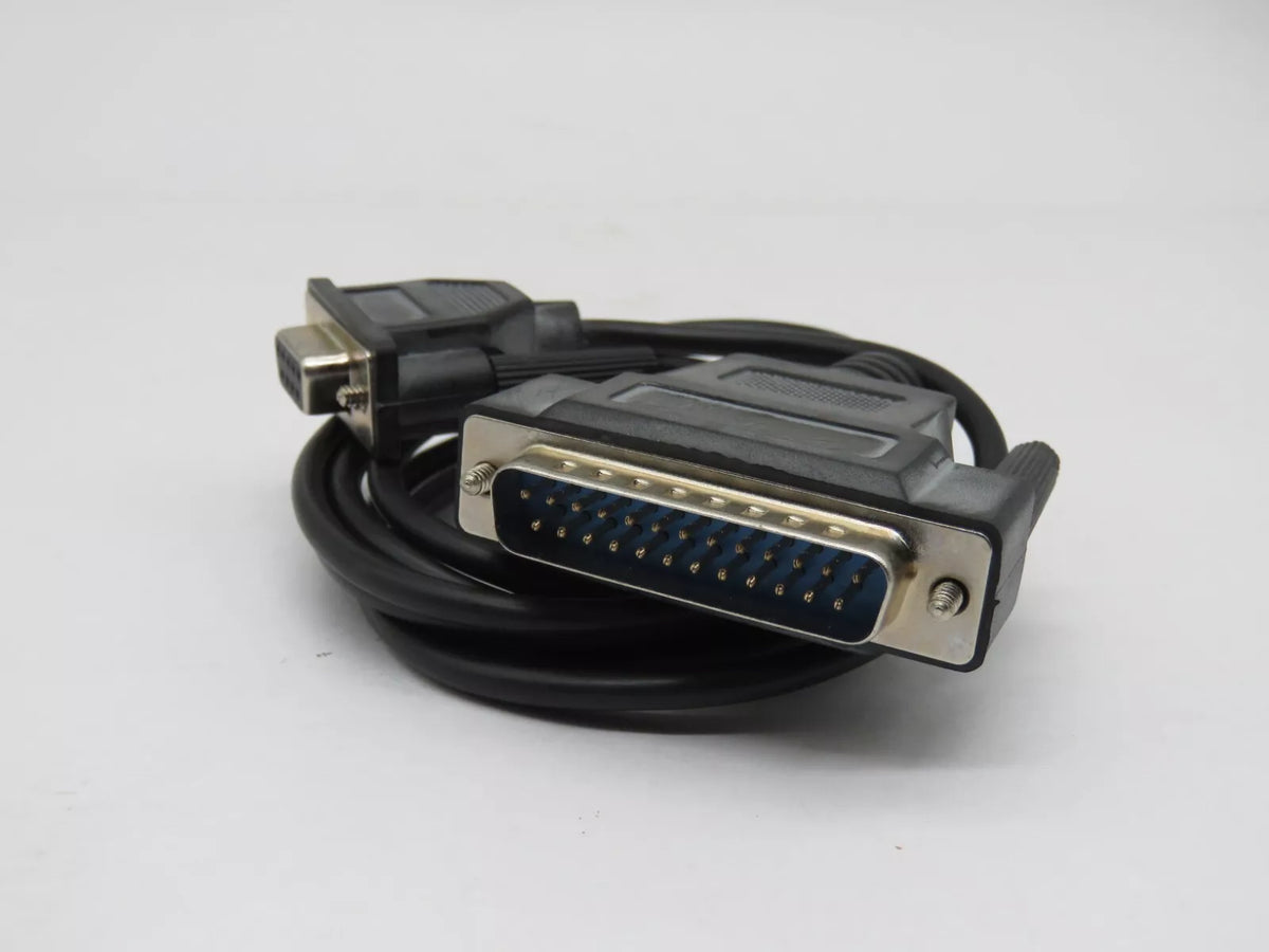 6ft Adapter Cable 25 Pin Male to 9 Pin Female RS232 Connector DB25 to DB9