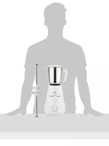 Bajaj Rex Mixer Grinder 500W with 3 SS Jars Nutri-Pro