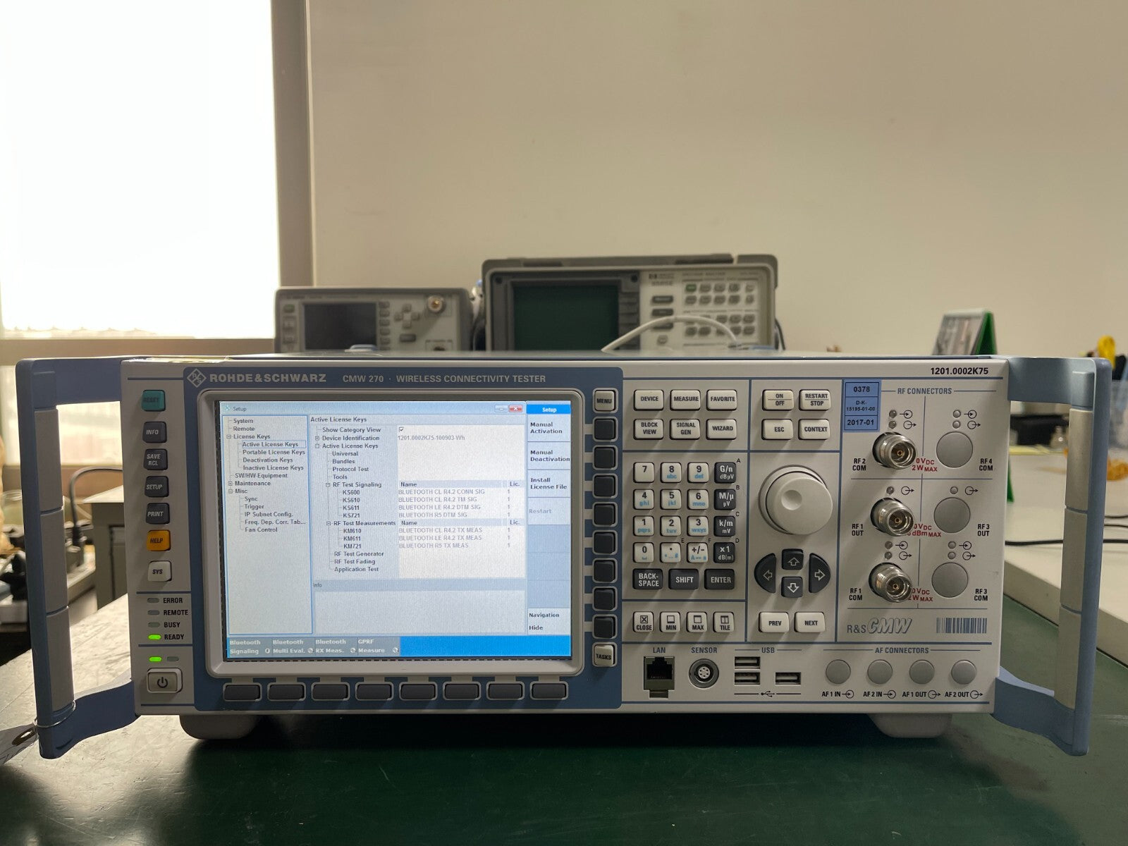 Rohde & Schwarz CMW270 Wireless Connectivity Tester for Bluetooth Test _0903 - XG eqpt