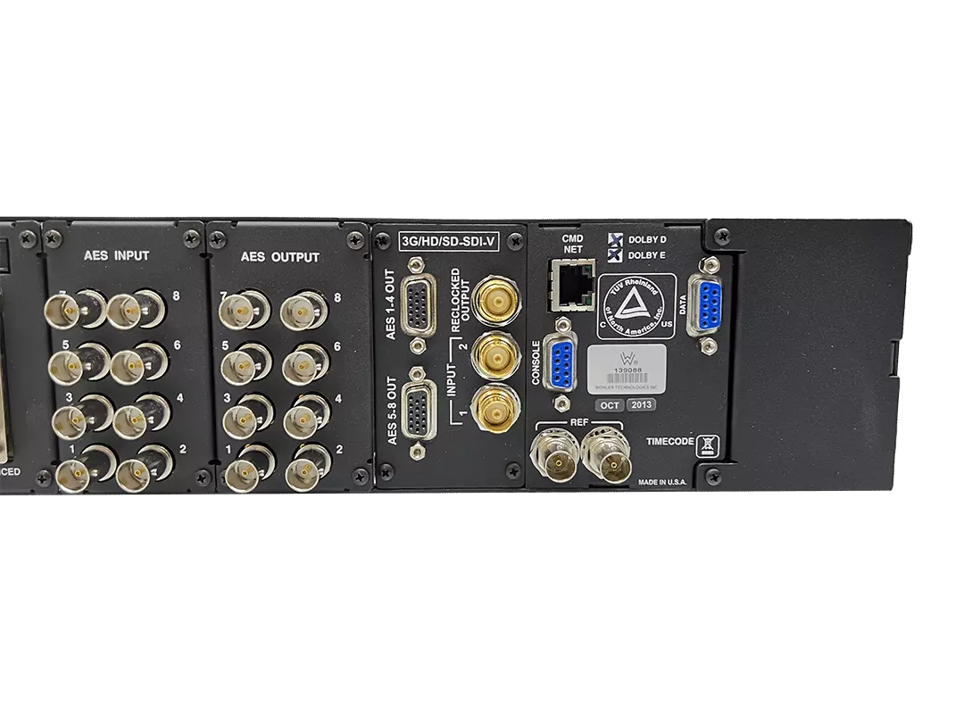 WOHLER AMP2-16V-3G Dual 4.3 in OLED 3G HD/SD-SDI 16-Channel Audio Video Monitor